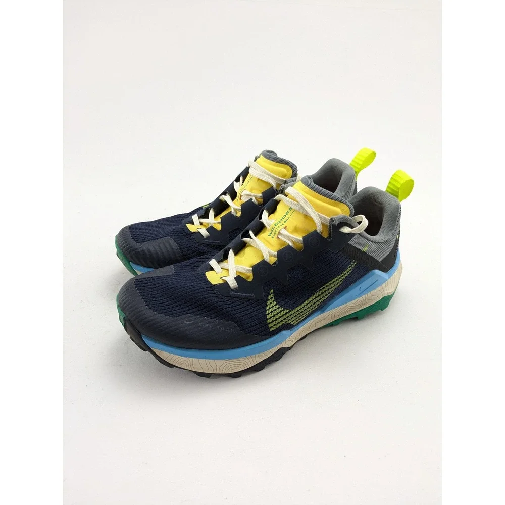 Womens Nike Wildhorse 8 Trail Obsidian Blue Volt Running Shoes DR2689-400 Size 7